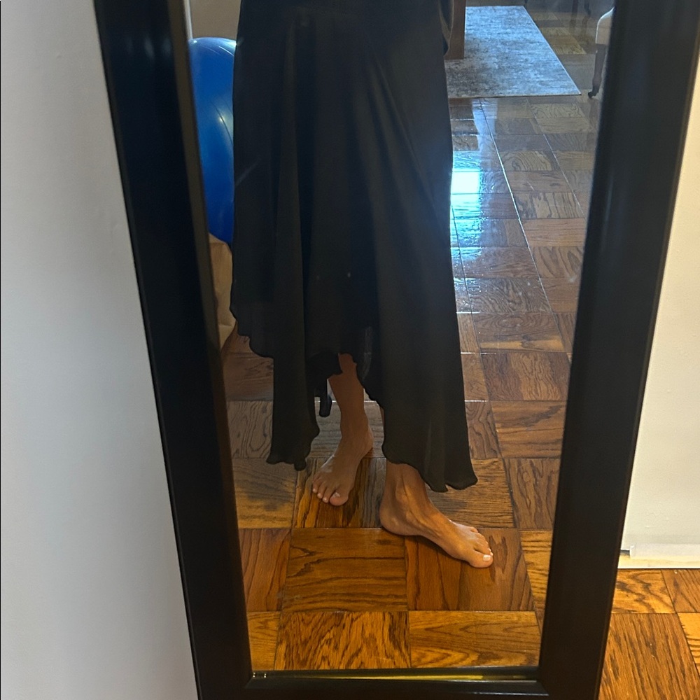 Patrizia Luca Asymmetrical Black Skirt